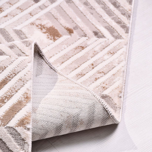 Kahverengi Modern Polyester Makine Halısı