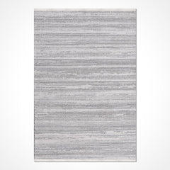 Gri Modern Akrilik Makine Halısı