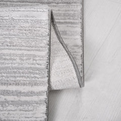 Gri Modern Akrilik Makine Halısı