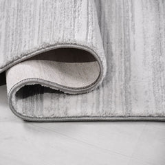 Gri Modern Akrilik Makine Halısı