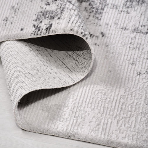 Gri Modern Akrilik Makine Halısı