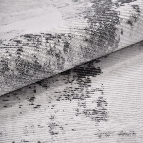 Gri Modern Akrilik Makine Halısı