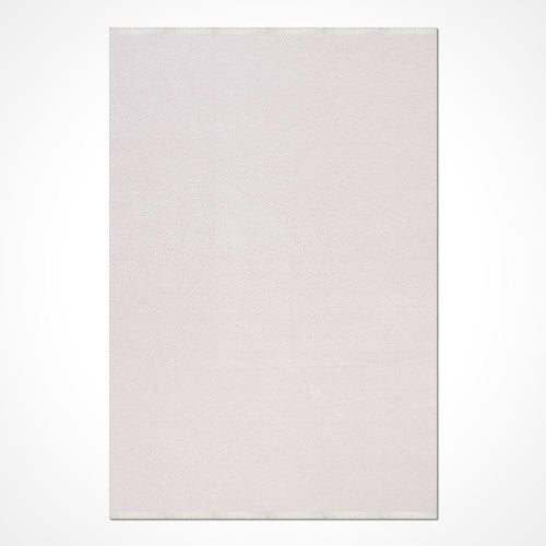 Krem Modern Akrilik Makine Halısı