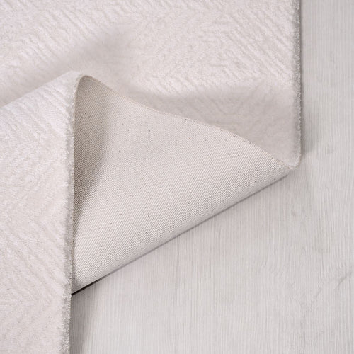Krem Modern Akrilik Makine Halısı