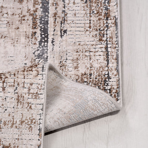 Krem Çerçeveli Viskon Makine Halısı