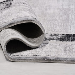 Gri Çerçeveli Polyester Makine Halısı