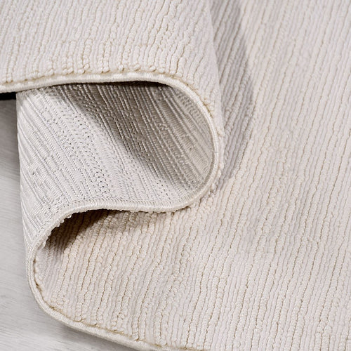 Beyaz Düz Polyester Makine Halısı