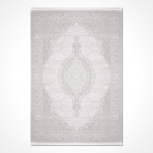 Gri Göbekli Akrilik Makine Halısı