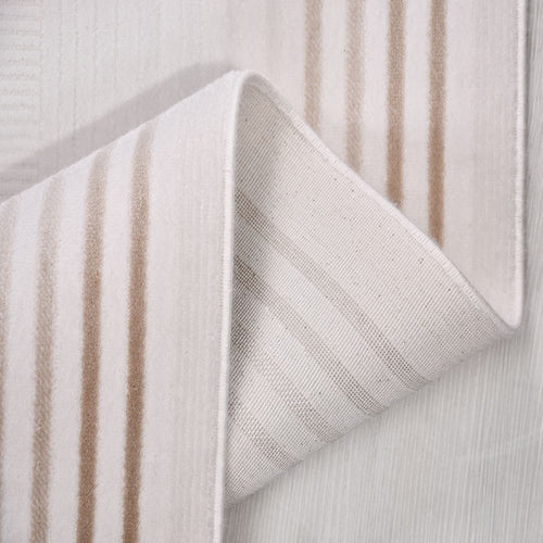 Bej Çerçeveli Akrilik Makine Halısı