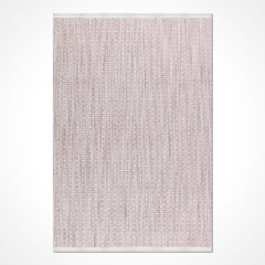 Krem Modern Polyester Makine Halısı