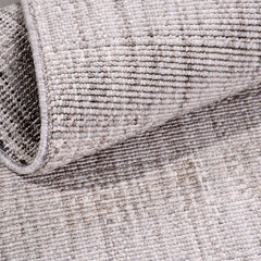 Gri Modern Polyester Makine Halısı