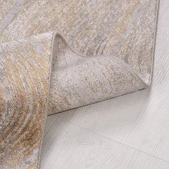 Kahverengi Modern Viskon Makine Halısı