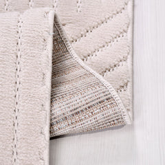 Beyaz Modern Sisal Makine Halısı