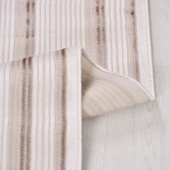 Krem Çerçeveli Viskon Makine Halısı