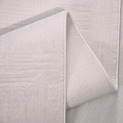 Bej Modern Akrilik Makine Halısı