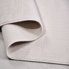 Bej Modern Akrilik Makine Halısı