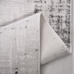 Gri Modern Akrilik Makine Halısı