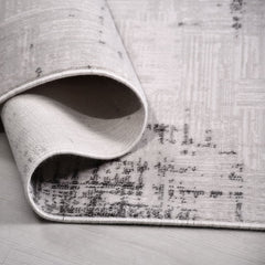 Gri Modern Akrilik Makine Halısı