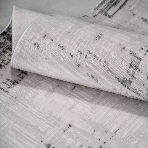 Gri Modern Akrilik Makine Halısı