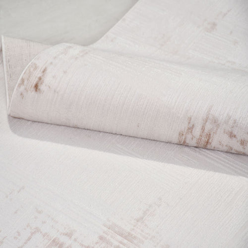 Bej Modern Akrilik Makine Halısı