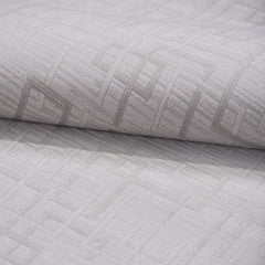 Gri Geometrik Akrilik Makine Halısı