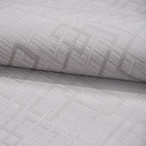 Gri Geometrik Akrilik Makine Halısı