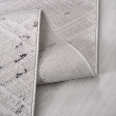 Gri Modern Akrilik Makine Halısı