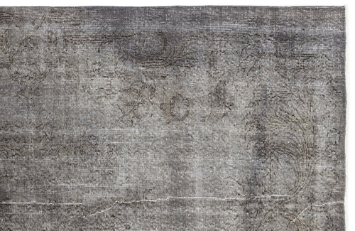 Atina Gri Eskitme Yün El Dokuma Halısı 165 x 260 Apex Unique