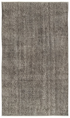 Atina Gri Eskitme Yün El Dokuma Halısı 167 x 287 Apex Unique