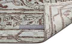 Atina Gri Eskitme Yün El Dokuma Halısı 163 x 262 Apex Unique