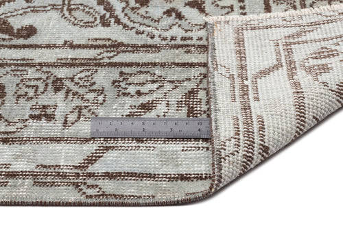 Atina Gri Eskitme Yün El Dokuma Halısı 163 x 262 Apex Unique