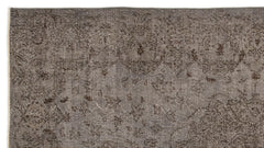 Atina Gri Eskitme Yün El Dokuma Halısı 166 x 301 Apex Unique