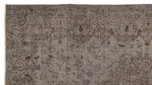 Atina Gri Eskitme Yün El Dokuma Halısı 166 x 301 Apex Unique