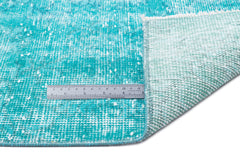 Atina Turkuaz Eskitme Yün El Dokuma Halısı 210 x 318 Apex Unique