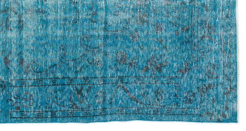 Atina Turkuaz Eskitme Yün El Dokuma Halısı 149 x 273 Apex Unique
