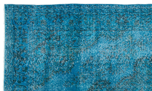 Atina Turkuaz Eskitme Yün El Dokuma Halısı 181 x 306 Apex Unique