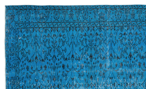 Atina Turkuaz Eskitme Yün El Dokuma Halısı 160 x 274 Apex Unique