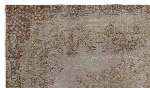 Atina Gri Eskitme Yün El Dokuma Halısı 171 x 292 Apex Unique