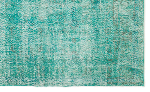 Atina Turkuaz Eskitme Yün El Dokuma Halısı 160 x 254 Apex Unique
