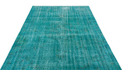 Atina Turkuaz Eskitme Yün El Dokuma Halısı 174 x 276 Apex Unique