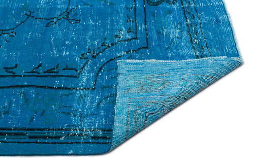 Atina Turkuaz Eskitme Yün El Dokuma Halısı 198 x 308 Apex Unique