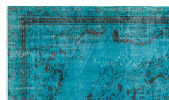 Atina Turkuaz Eskitme Yün El Dokuma Halısı 147 x 250 Apex Unique