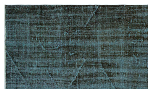 Atina Turkuaz Eskitme Yün El Dokuma Halısı 179 x 300 Apex Unique