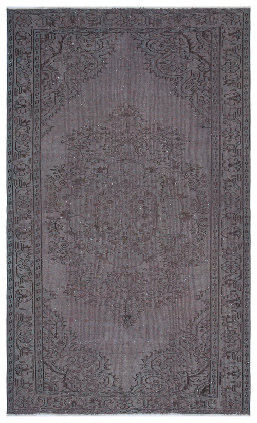 Atina Gri Eskitme Yün El Dokuma Halısı 173 x 280 Apex Unique