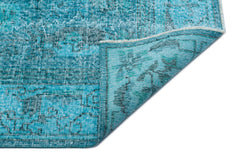 Atina Turkuaz Eskitme Yün El Dokuma Halısı 215 x 307 Apex Unique