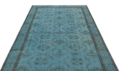 Atina 18686 Turkuaz Eskitme Yün El Dokuma Halısı 170 x 292 - El Dokuma - HALI.NET