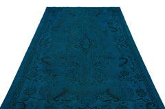 Atina 27040 Dark Blue Eskitme Yün El Dokuma Halısı 170 x 278 - El Dokuma - HALI.NET