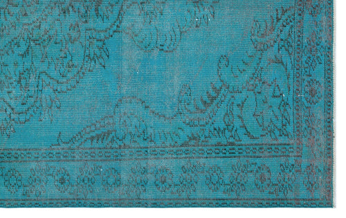 Atina 28732 Turkuaz Eskitme Yün El Dokuma Halısı 167 x 268 - El Dokuma - HALI.NET