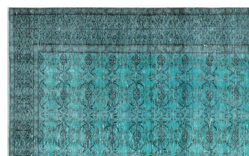 Atina 29044 Turkuaz Eskitme Yün El Dokuma Halısı 167 x 268 - El Dokuma - HALI.NET