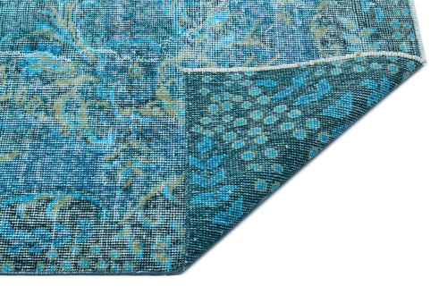 Atina 29647 Turkuaz Eskitme Yün El Dokuma Halısı 175 x 286 - El Dokuma - HALI.NET
